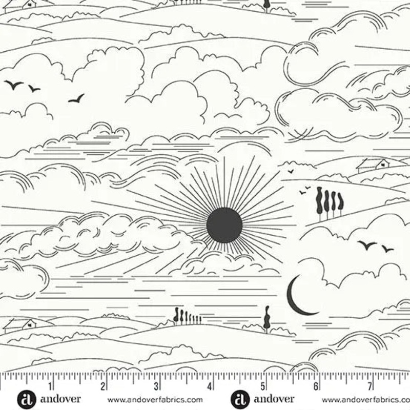 Sun Print Whisper Zebra Dwell 44"/45" Fabric Per Yard