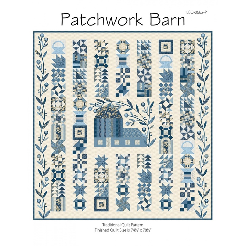Patchwork Barn Quilt Pattern by Laundry Basket Quilts
