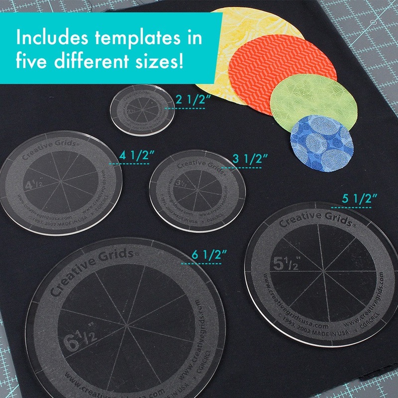 Quilt Ruler Circles Quilt Ruler CGRCRCL