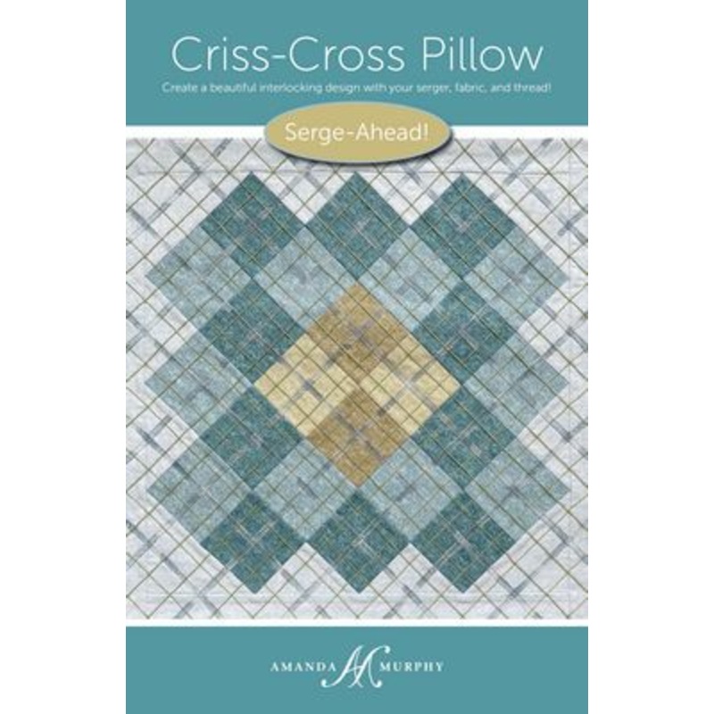 Criss-Cross Pillow Serger Pattern