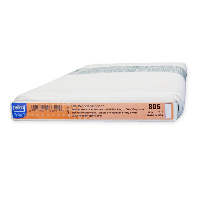 Pellon 805 Wonder-Under 17" x 10 yards Bolt. Color: White.