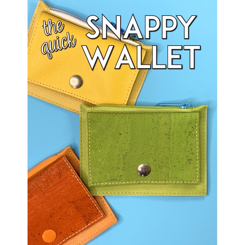 The Quick Snappy Wallet Pattern by Sassafras Lane - Special Order