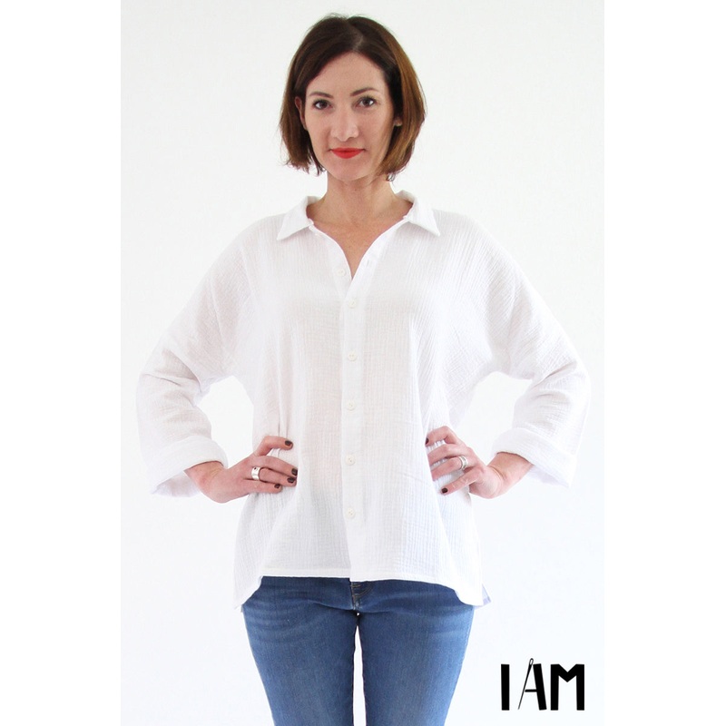 I AM - Lucienne Shirt / Tunic / Dress Sewing Pattern