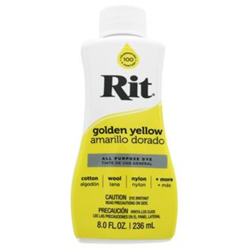 Rit Dye Liquid 8 Fluid oz Golden Yellow