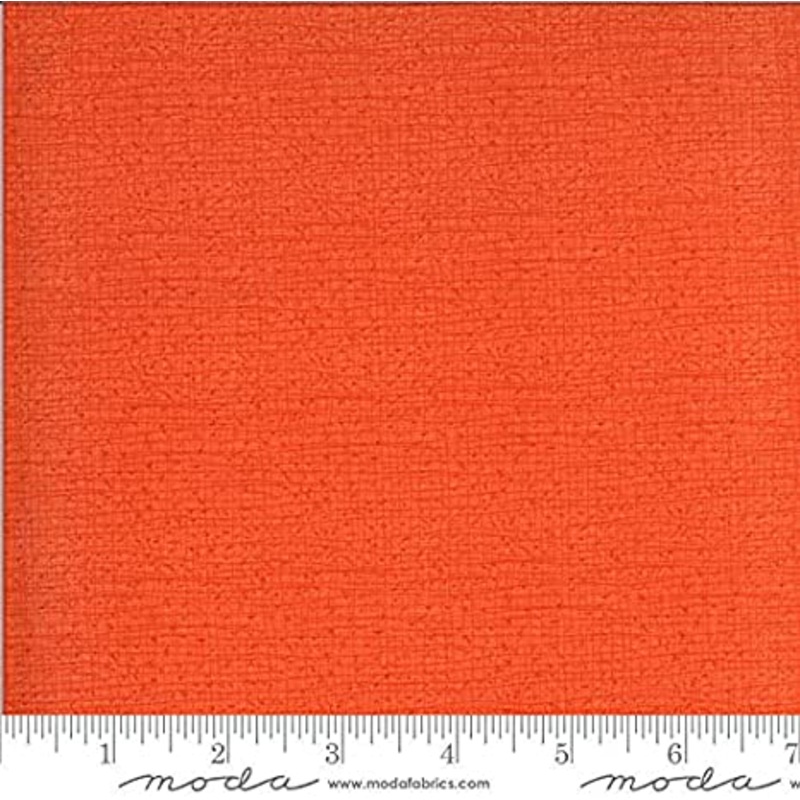 Thatched Solana Clementine Orange Robin Pickens Moda Cotton Fabric MD 48626 138