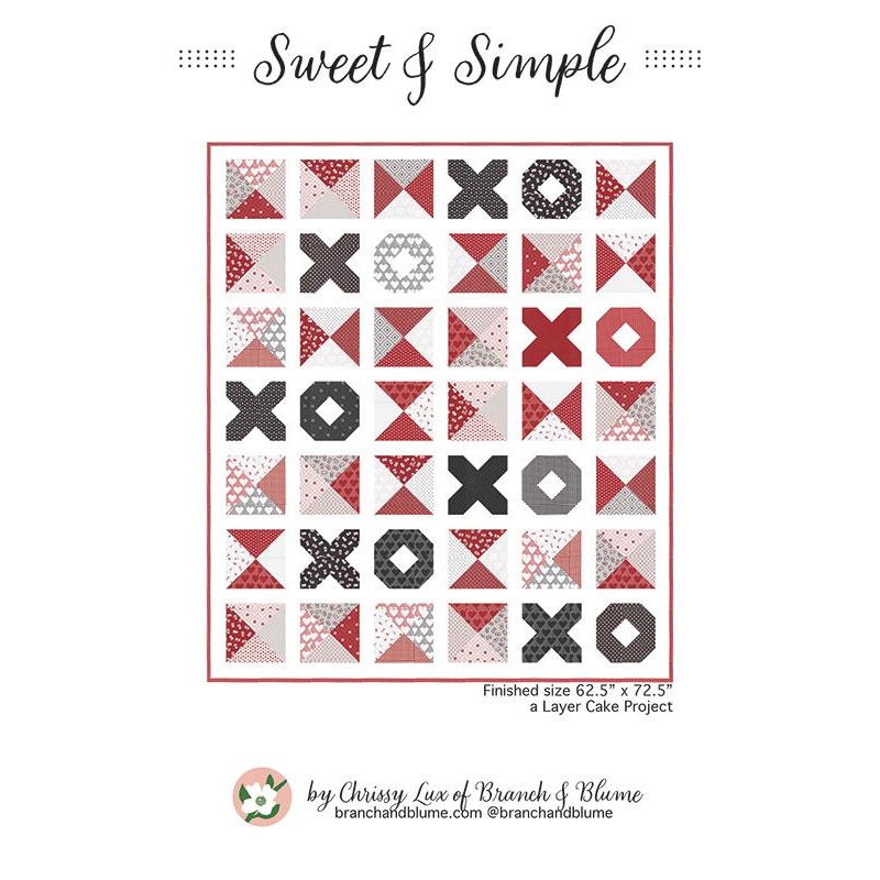 XOXO Sweet & Simple Patterns Chrissy Lux Branch and Blume BNB-2310
