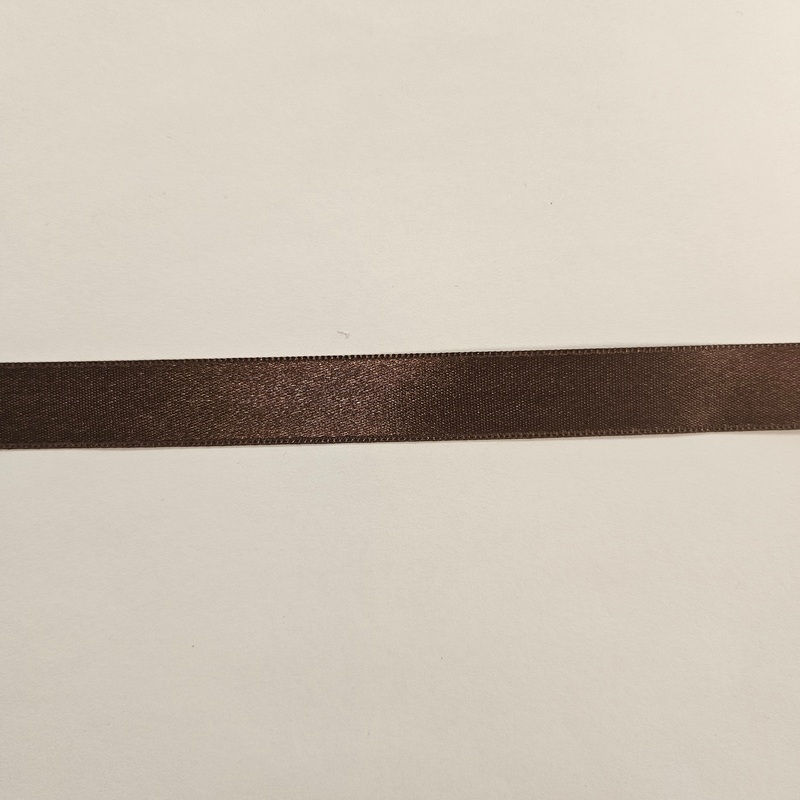 1/2" Chocolate Satin Ribbon