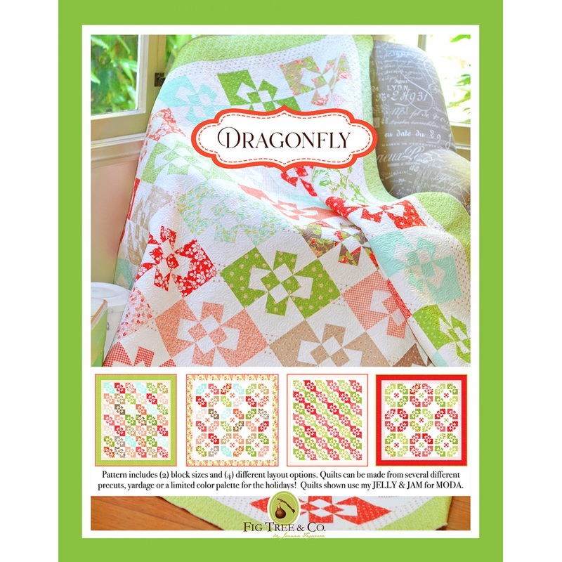 Dragonfly Quilt Pattern by Fig Tree & Co.