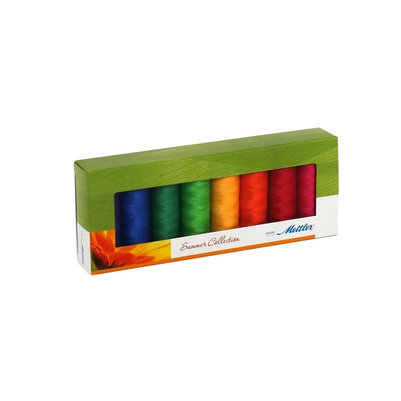 Silk Finish Cotton Thread Set 8 Spools Summer