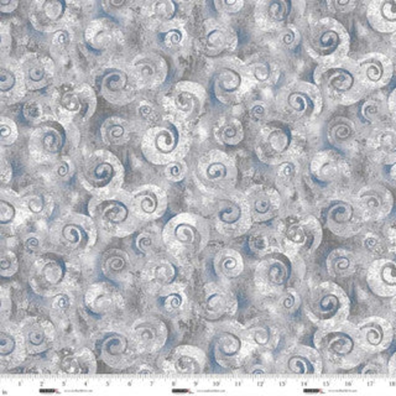 Spiral Storm Pigeon Swirl Texture 118" Orchid Cotton Wideback Fabric per yard