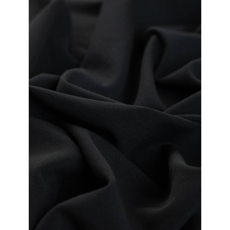 Wool Blend Utility Serge - Charcoal