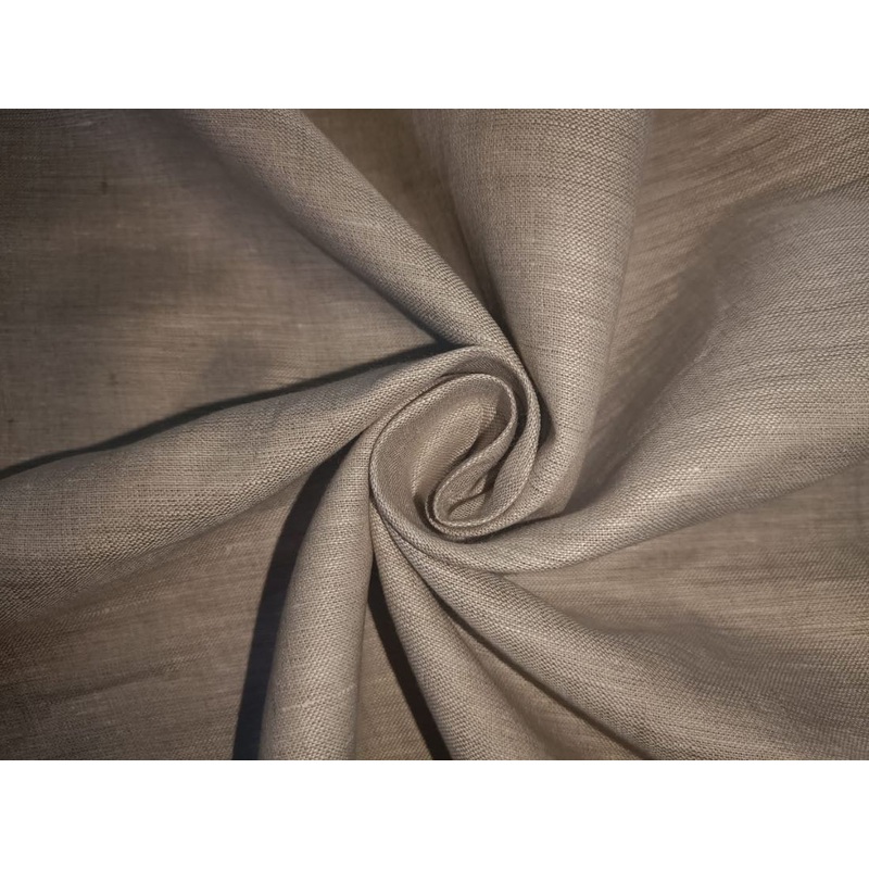 100% Linen 44 LEA premium heavy suiting fabric 58" wide available in natural/camel/and sand gold natural