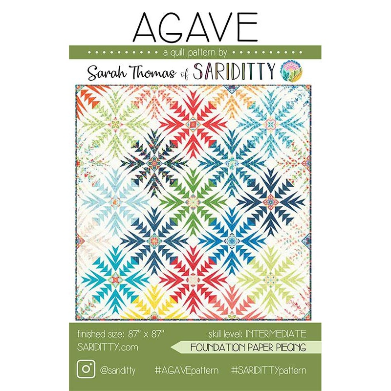 Legendary Love by Sarah Thomas of Sariditty : Agave Quilt Pattern