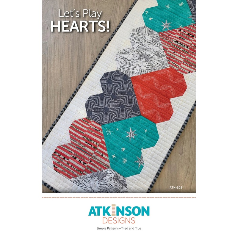 Lets Play Hearts Quilt Pattern Atkinson Terry Atkinson ATK-202