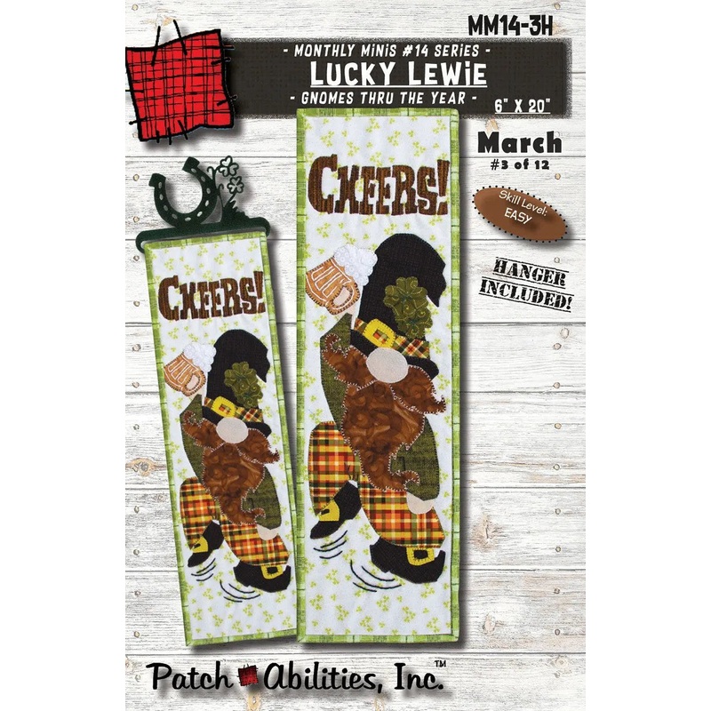 Lucky Lewie with Hanger- Gnomes Thru The Year
