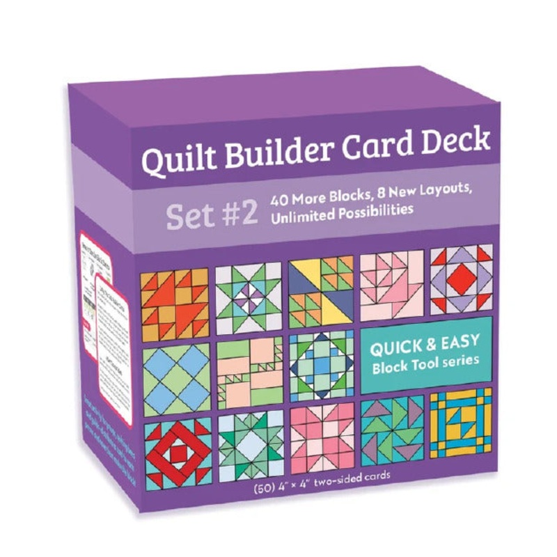 Quilt Builder Card Deck Set #2 4 x 4" cards C & T Publishing CTP20491