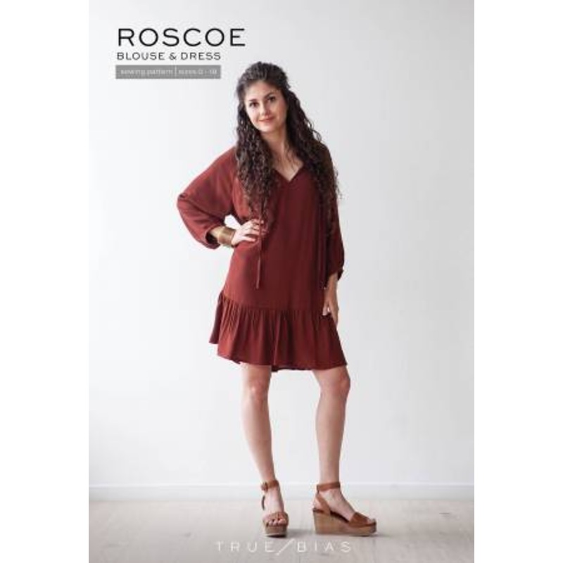 Roscoe Blouse & Dress Pattern - sizes 0-18