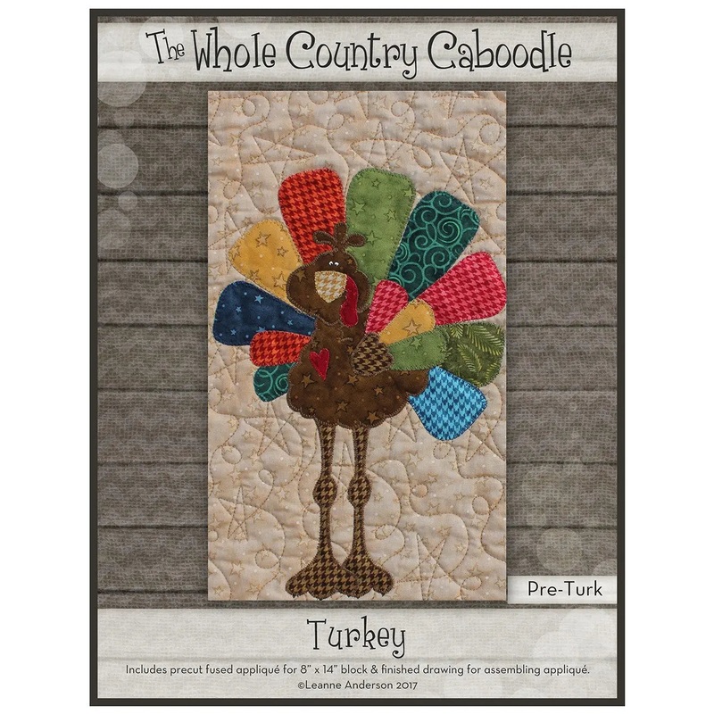 Turkey Precut Fused Applique Pack