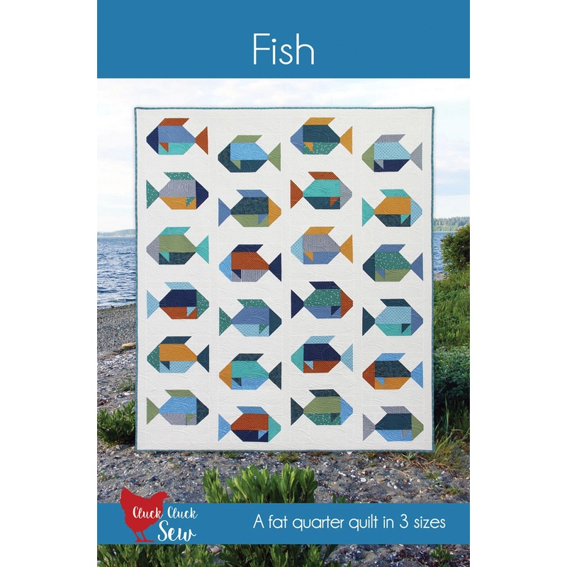 Fish Quilt Pattern by Cluck Cluck Sew