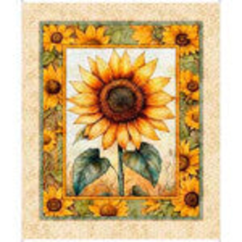 QT Sunflower Serenade Sunflower Panel