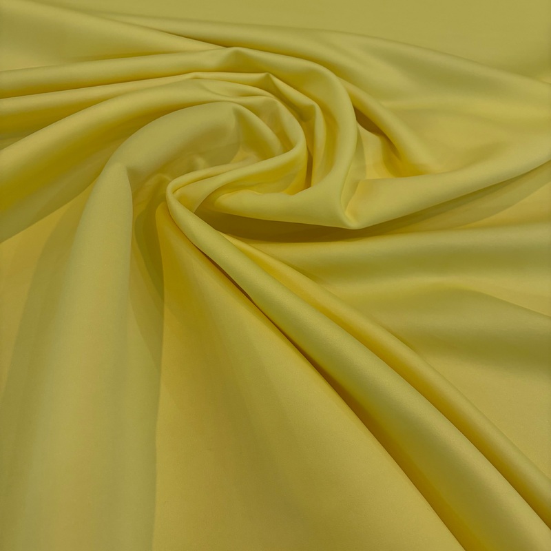 Satin D'Hauteur Fabric - Lemon