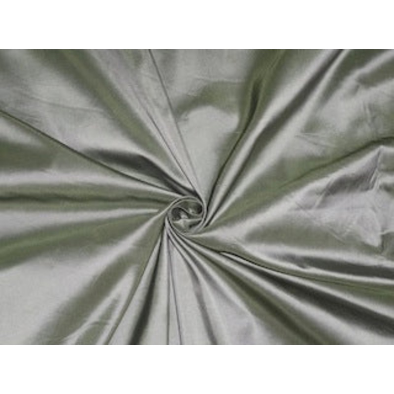 Silk Taffeta fabric~Teal Green x Ivory Color~54" wide TAF214