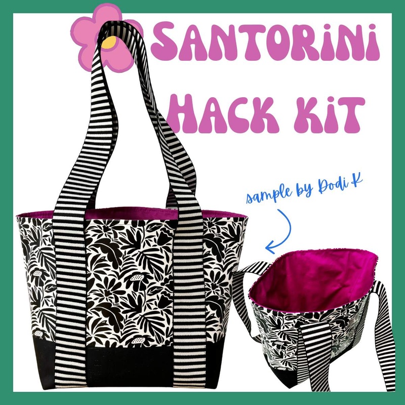 Santorini HACK Kit black & Cream Vinyl with cork and WRC / Sewhungryhippie