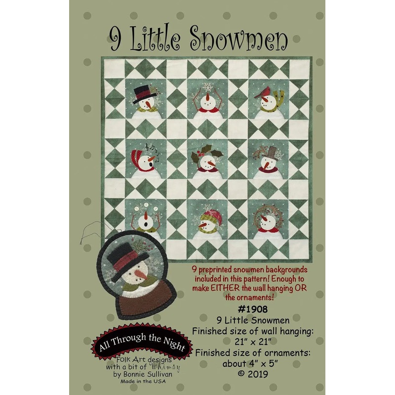 9 Little Snowmen