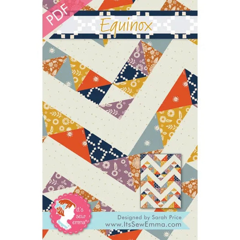 Equinox Quilt Pattern by Its Sew Emma