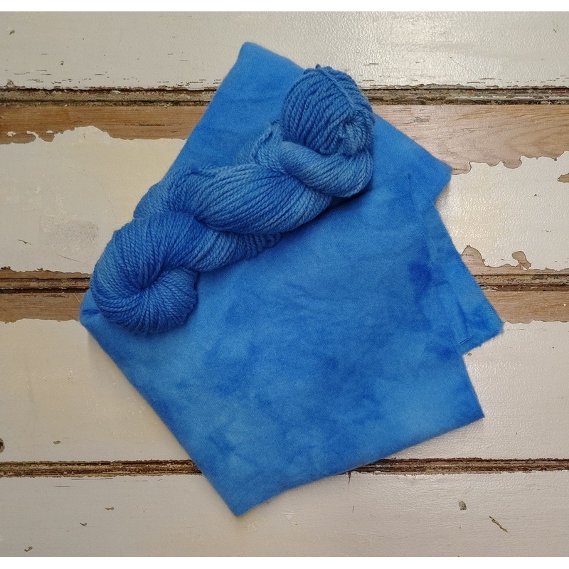Sky Blue 01 M Hand Dyed Wool Yarn