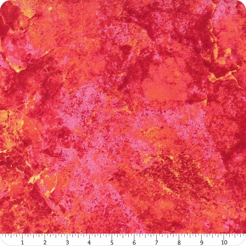 Stonehenge Basics Texture Coral Linda Ludovico Northcott Cotton Fabric NC-39302-580