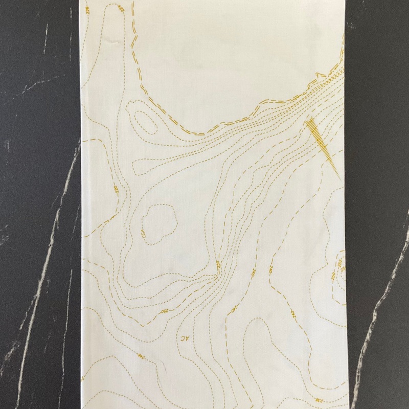 Sun Print Whisper by Alison Glass - Topography Chartreuse A-1557-V