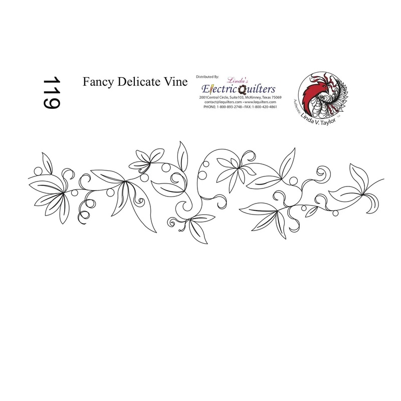 119 Fancy Delicate Vines Pantograph by Linda V. Taylor