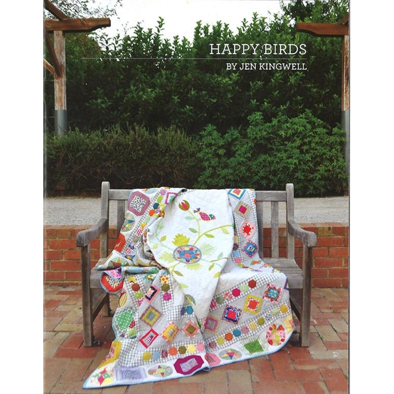 Happy Birds Pattern by Jen Kingwell Designs