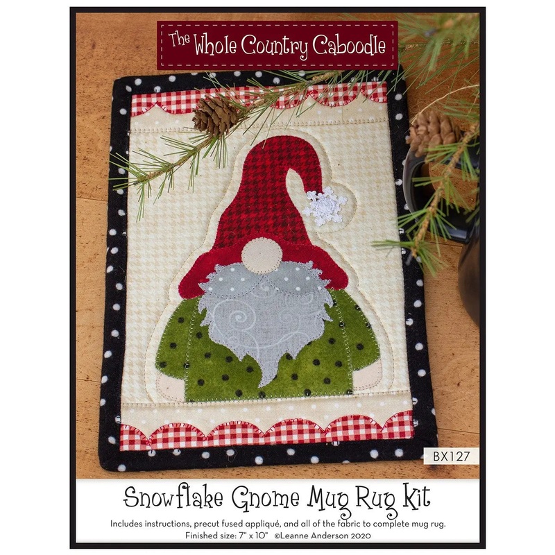 Snowflake Gnome Mug Rug Kit