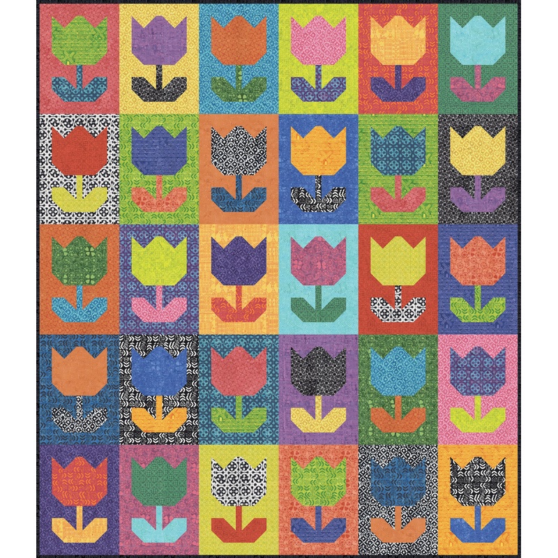 Fat Bottom Blooms Quilt Pattern by Sassafras Lane Designs