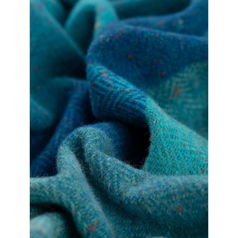 Irish Lambswool Donegal Tweed Brushed Herringbone - Treasured Oceans