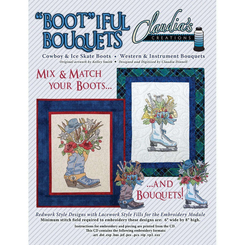 Bootiful Bouquets Cowboy / Ice Skate