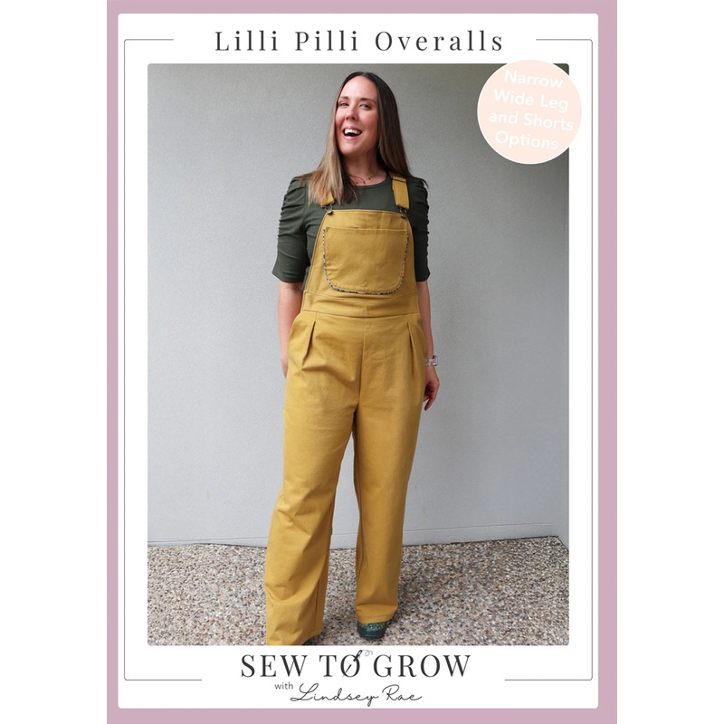 Lilli Pilli Overalls Pattern by Sew to Grow - Special Order