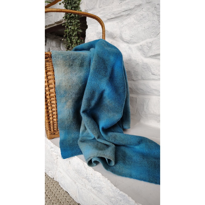 Blue Hand Dyed CS Wool (Wholesale)