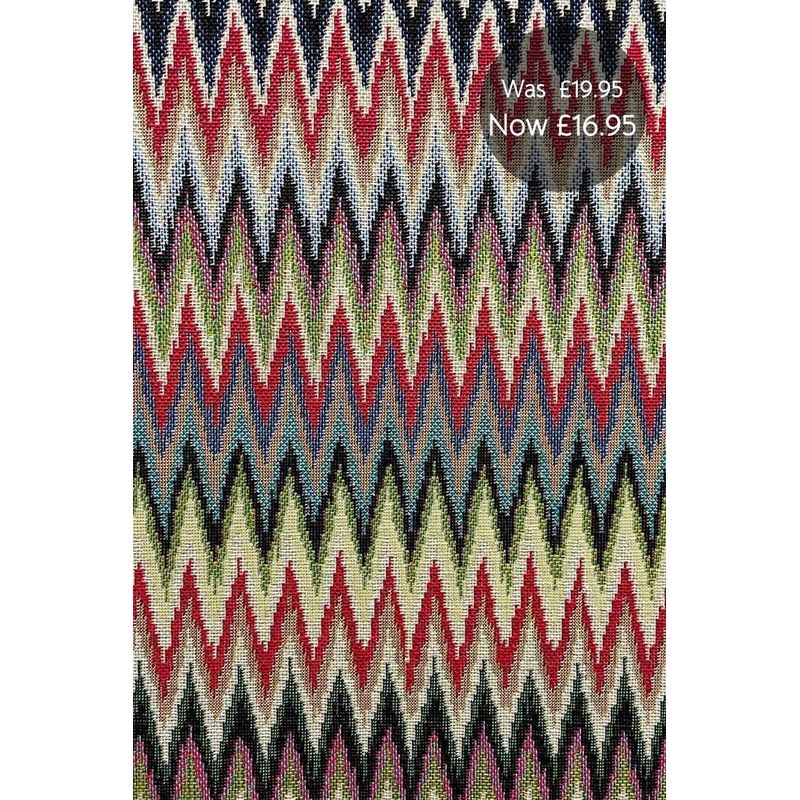 Zigzag Poca Jacquard Multi Fabric