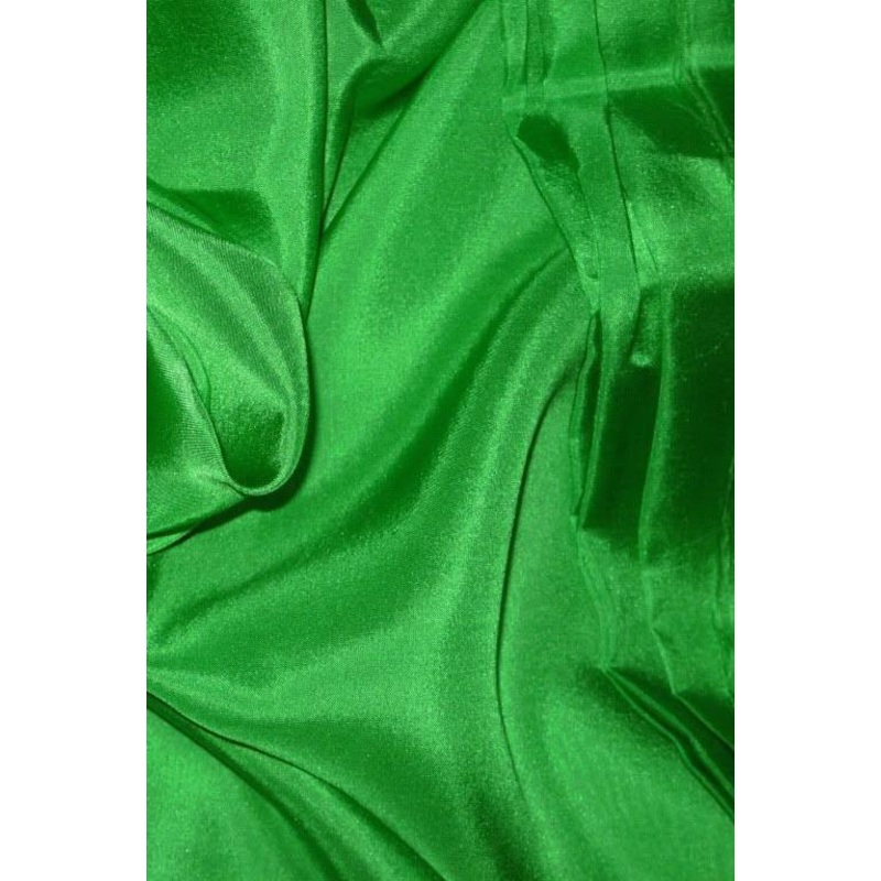 SILK HABOTAI 11 MOMME RICH GREEN COLOR 44"WIDE