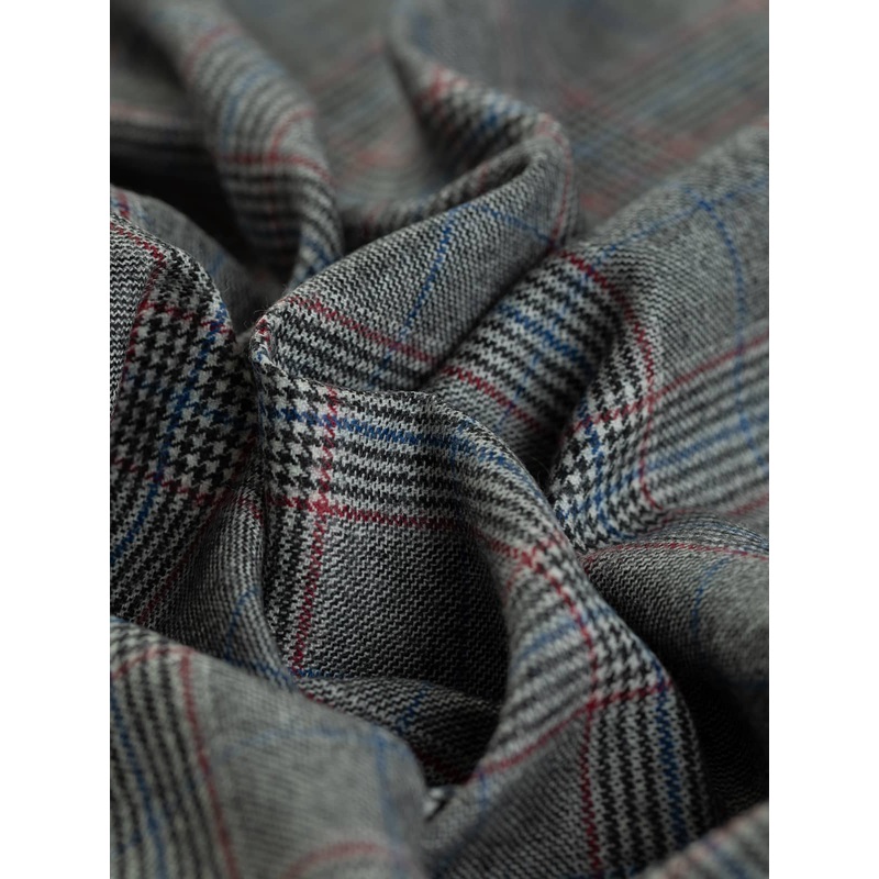 100% Wool Flannel - Primary Glenn Plaid