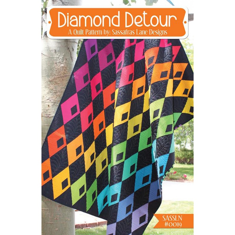Diamond Detour Quilt Pattern by Sassafras Lane - Special Order