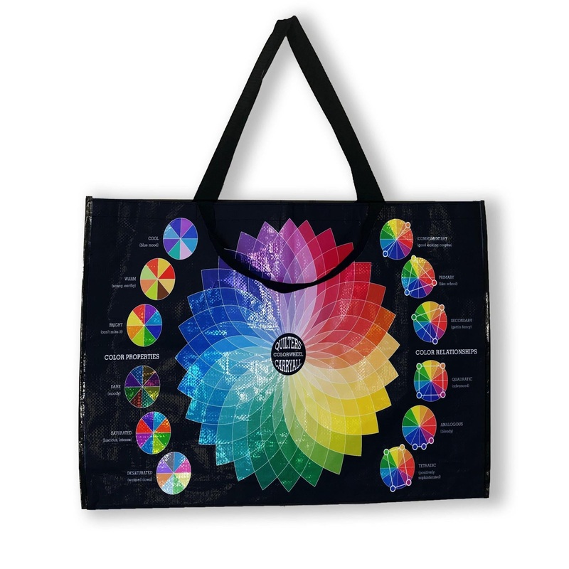 Quilters Color Wheel Carry-All Tote Bag