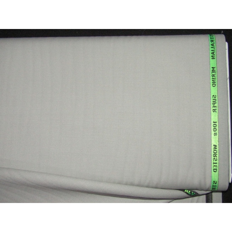 woolen fabric rhino color 58" wide