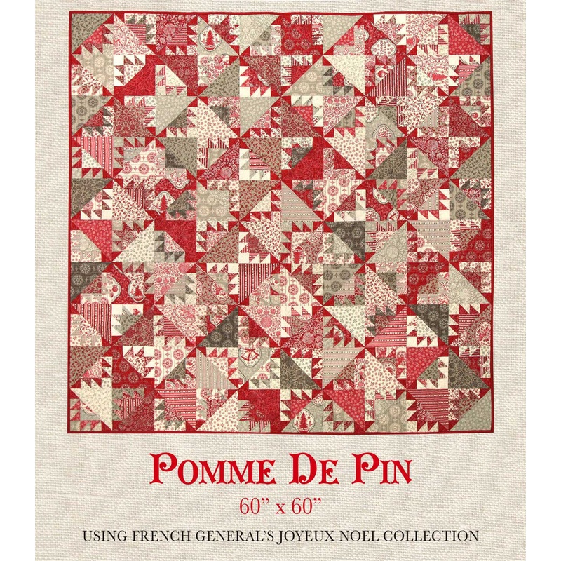 Joyeux Noel - Pomme De Pin Quilt Pattern