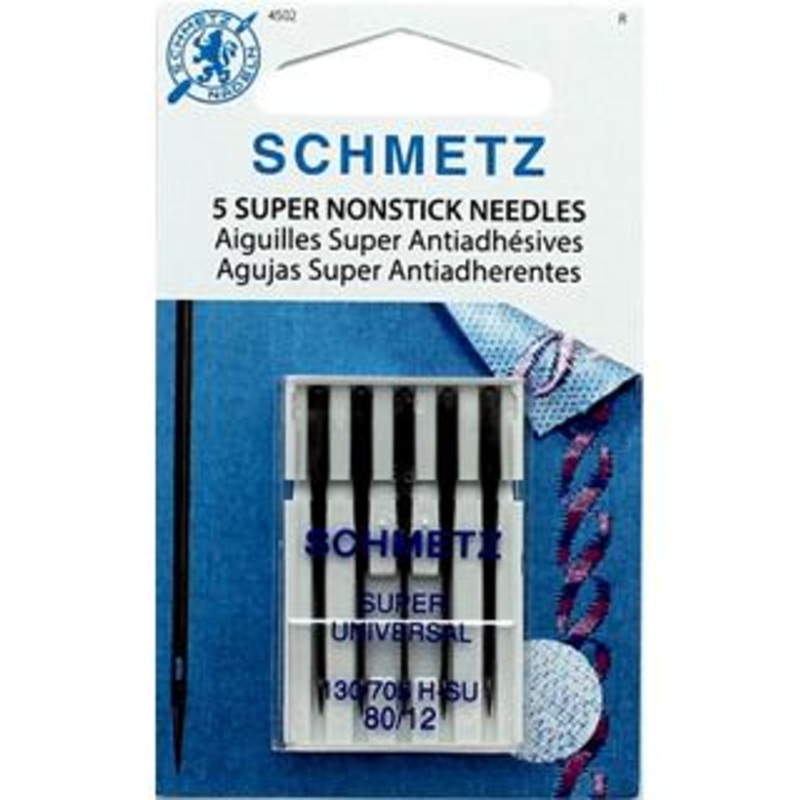 Schmetz Mach Needle Super Nonstick Sz 80/12 5pc