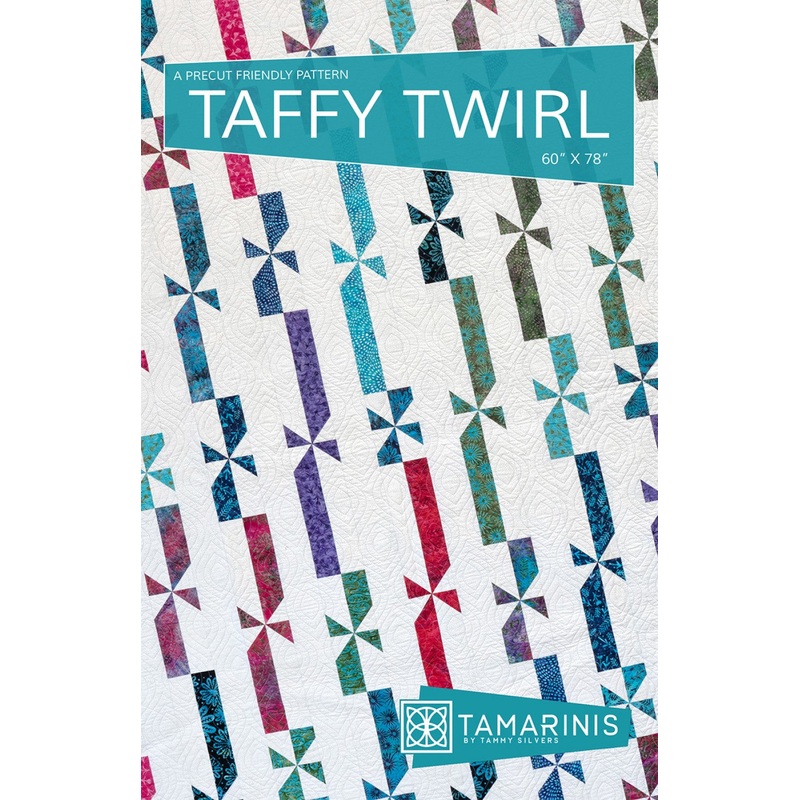 Taffy Twirl Quilt Pattern by Tamarinis