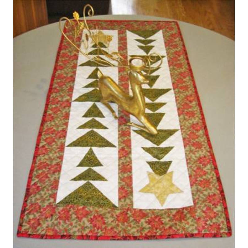 Tall Trees Christmas Table Runner Pattern